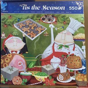 HTF Bon Appetit 'Tis the Season Tracy Flickinger puzzle complete